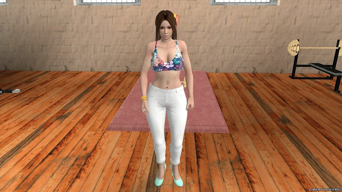 Мэй Ширануи в повседневной одежде v7 / GTA San Andreas (iOS, Android)