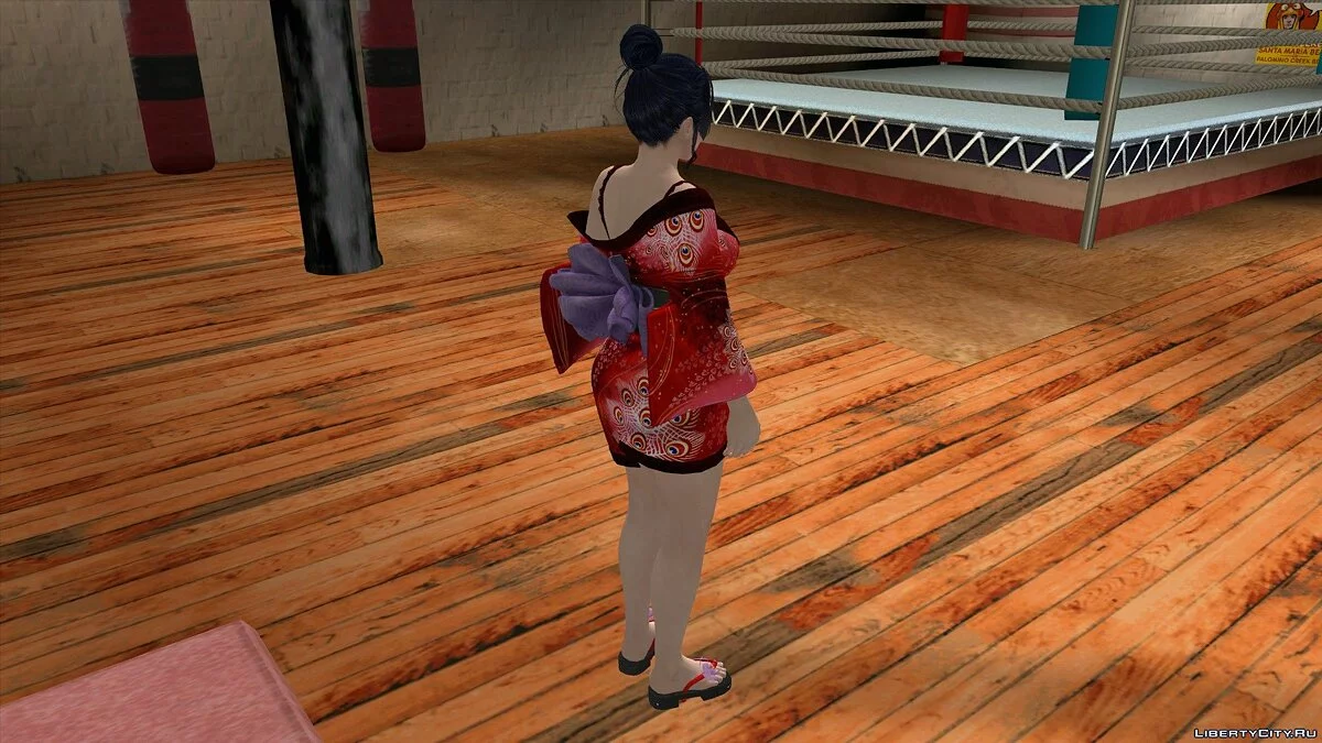Ниотенгу в красной ночнушке / GTA San Andreas (iOS, Android)