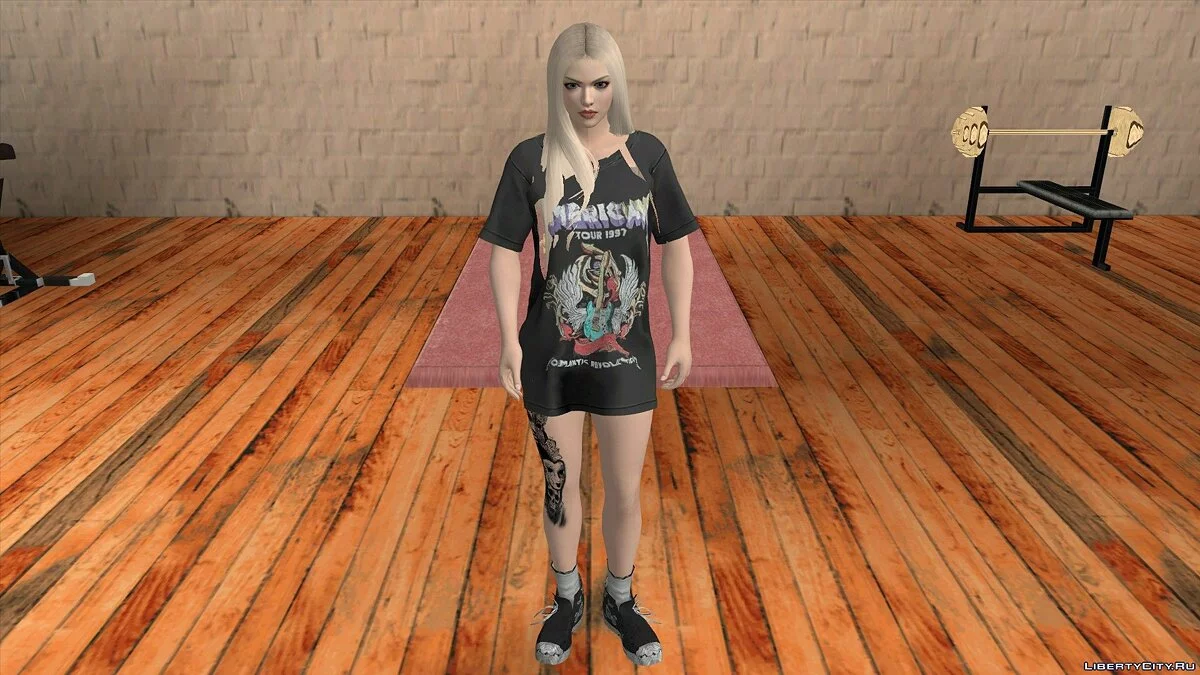 Рейчел в повседневной одежде v11 / GTA San Andreas (iOS, Android)