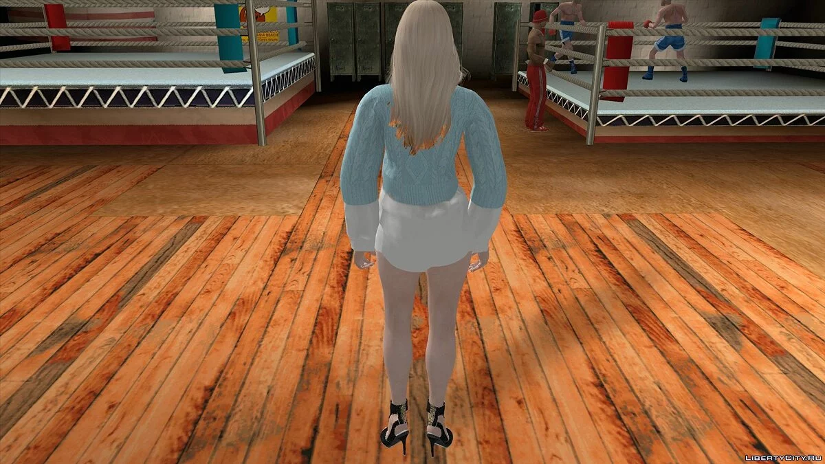 Рейчел в повседневной одежде v4 / GTA San Andreas (iOS, Android)