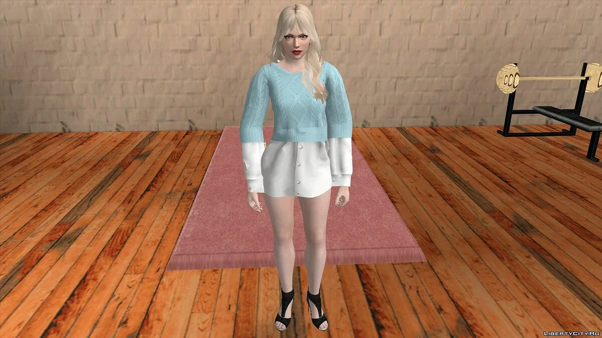 Рейчел в повседневной одежде v4 / GTA San Andreas (iOS, Android)