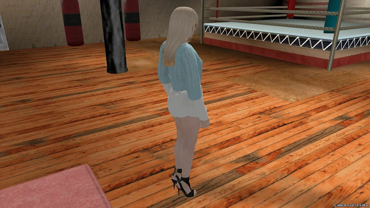 Рейчел в повседневной одежде v4 / GTA San Andreas (iOS, Android)