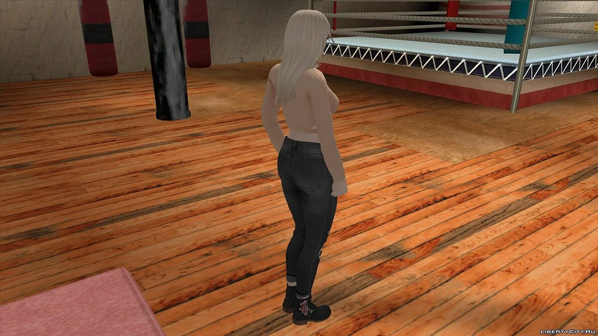 Рейчел в повседневной одежде v5 / GTA San Andreas (iOS, Android)