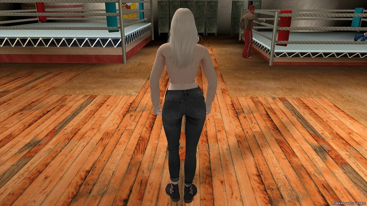 Рейчел в повседневной одежде v5 / GTA San Andreas (iOS, Android)