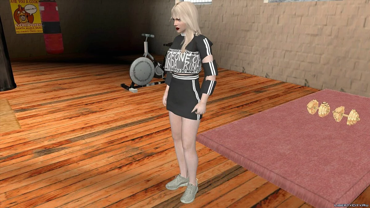 Рейчел в повседневной одежде v6 / GTA San Andreas (iOS, Android)