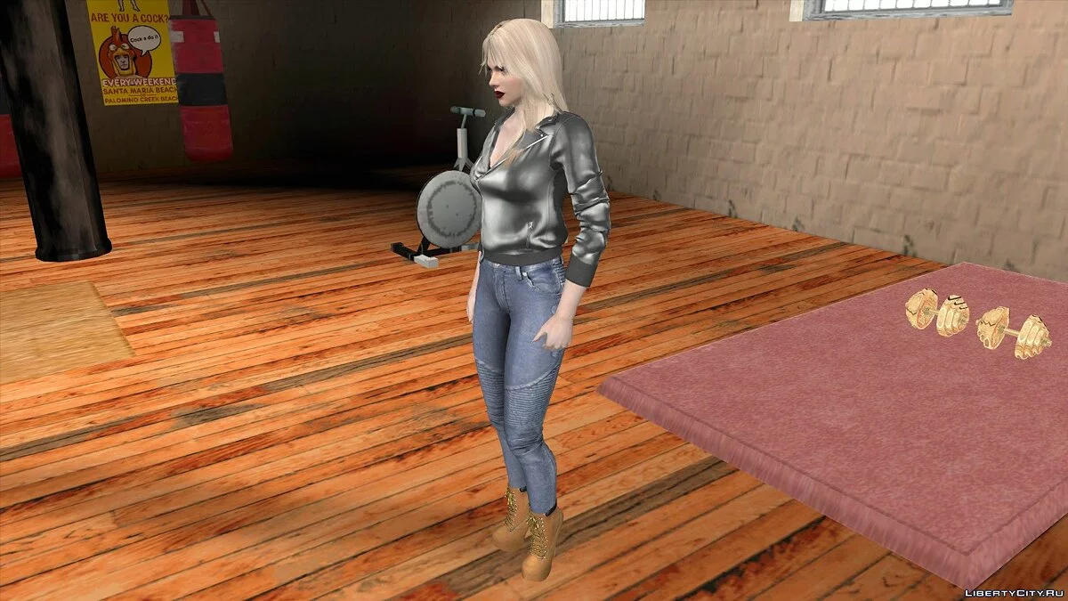 Рейчел в повседневной одежде v8 / GTA San Andreas (iOS, Android)