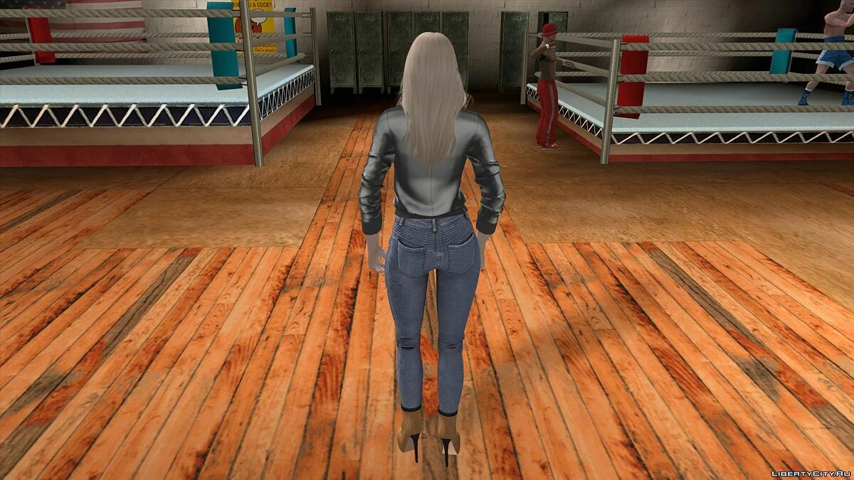 Рейчел в повседневной одежде v8 / GTA San Andreas (iOS, Android)