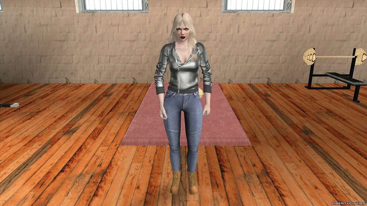Рейчел в повседневной одежде v8 / GTA San Andreas (iOS, Android)