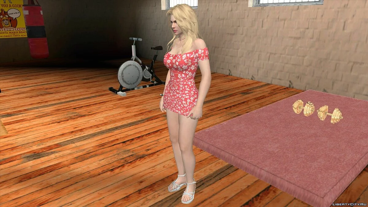 Рэйчел в повседневной одежде / GTA San Andreas (iOS, Android)