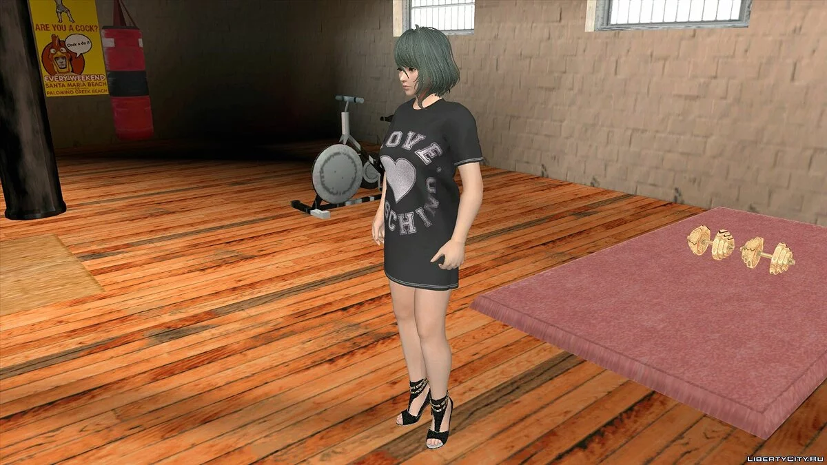 Тамаки в повседневной одежде v10 / GTA San Andreas (iOS, Android)