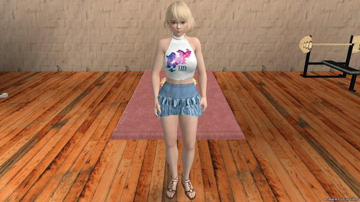 Тамаки в повседневной одежде v9 / GTA San Andreas (iOS, Android)