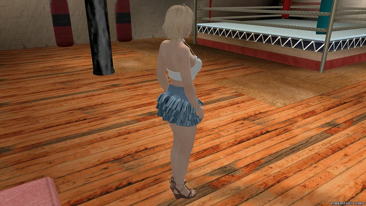 Тамаки в повседневной одежде v9 / GTA San Andreas (iOS, Android)