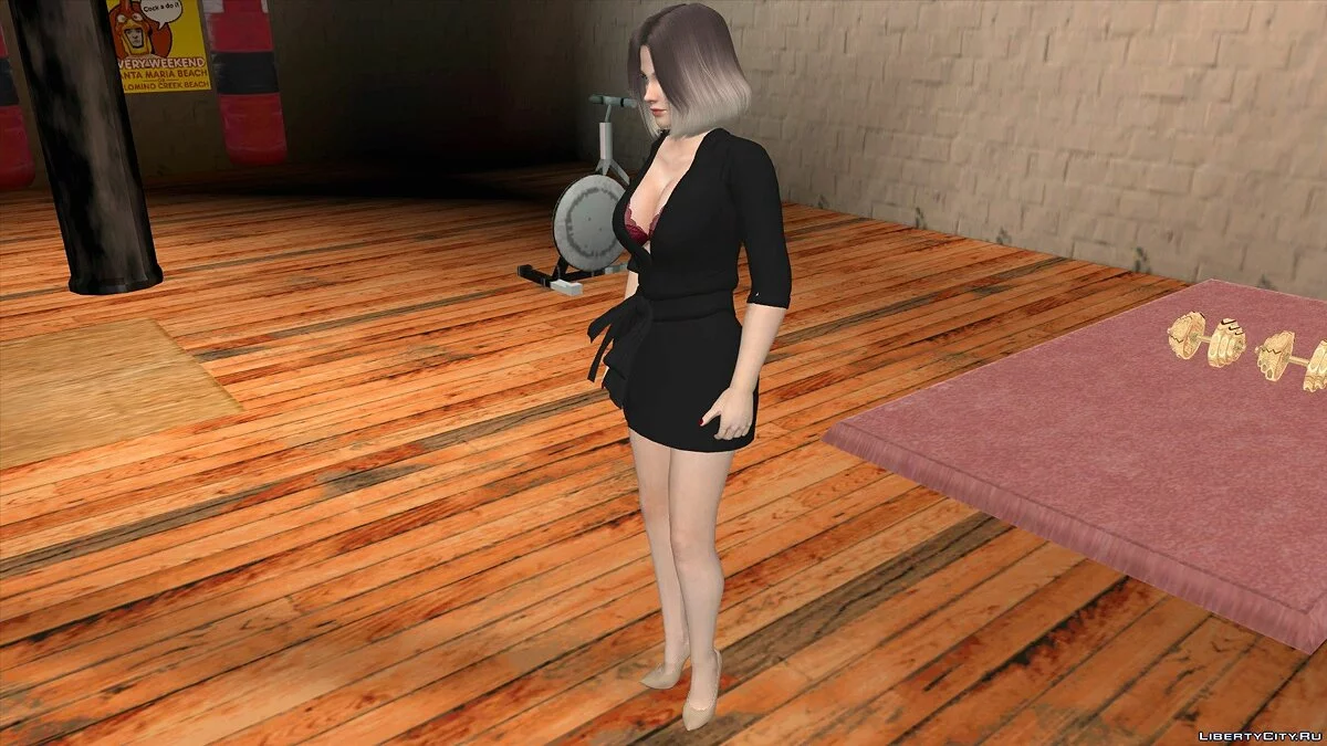 Тина Армстронг в одежде для вечеринки / GTA San Andreas (iOS, Android)