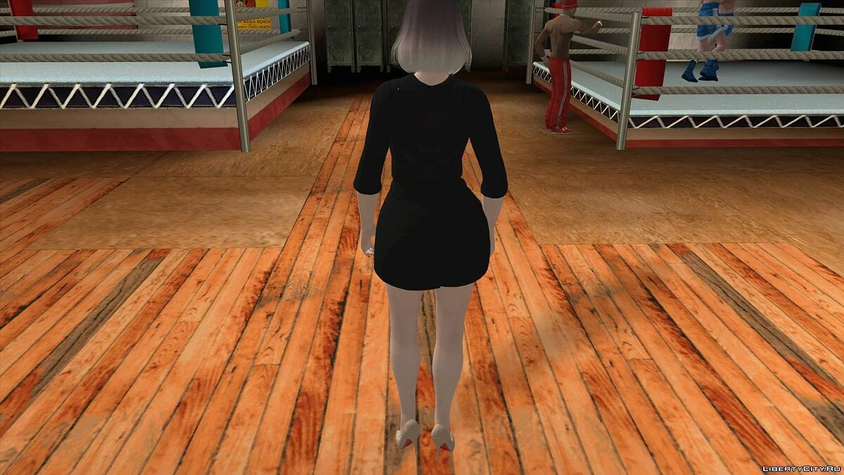 Тина Армстронг в одежде для вечеринки / GTA San Andreas (iOS, Android)