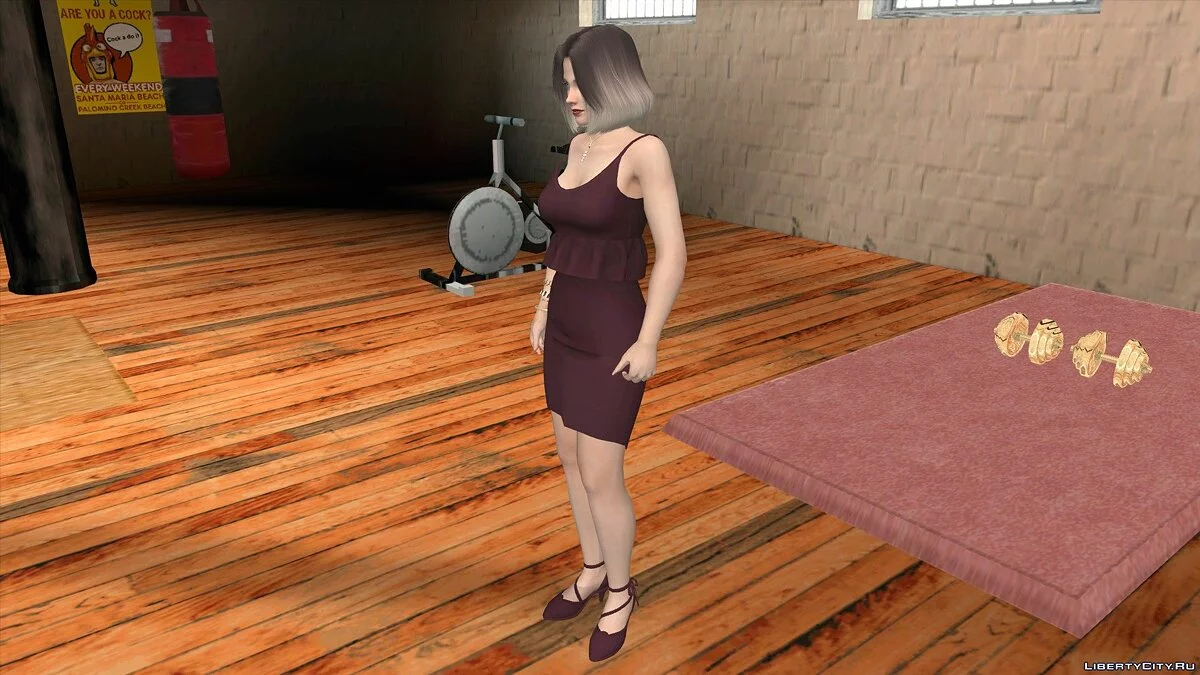 Тина Армстронг в повседневной одежде v8 / GTA San Andreas (iOS, Android)