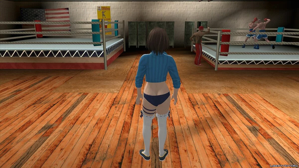 Цукуси в повседневной одежде V2 / GTA San Andreas (iOS, Android)