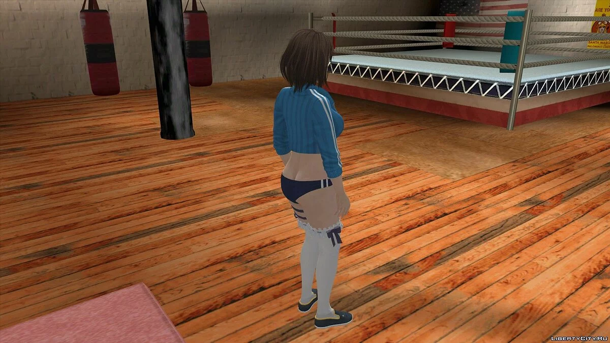 Цукуси в повседневной одежде V2 / GTA San Andreas (iOS, Android)