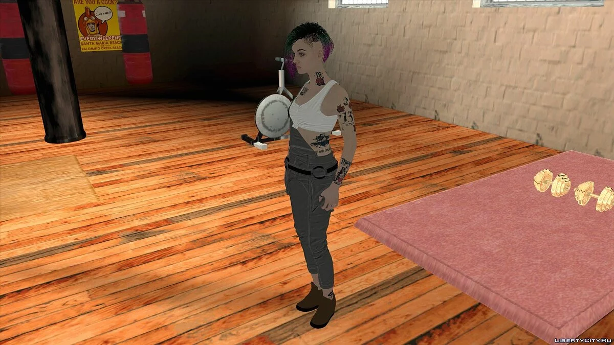 Джуди Альварес из Cyberpunk 2077 / GTA San Andreas (iOS, Android)