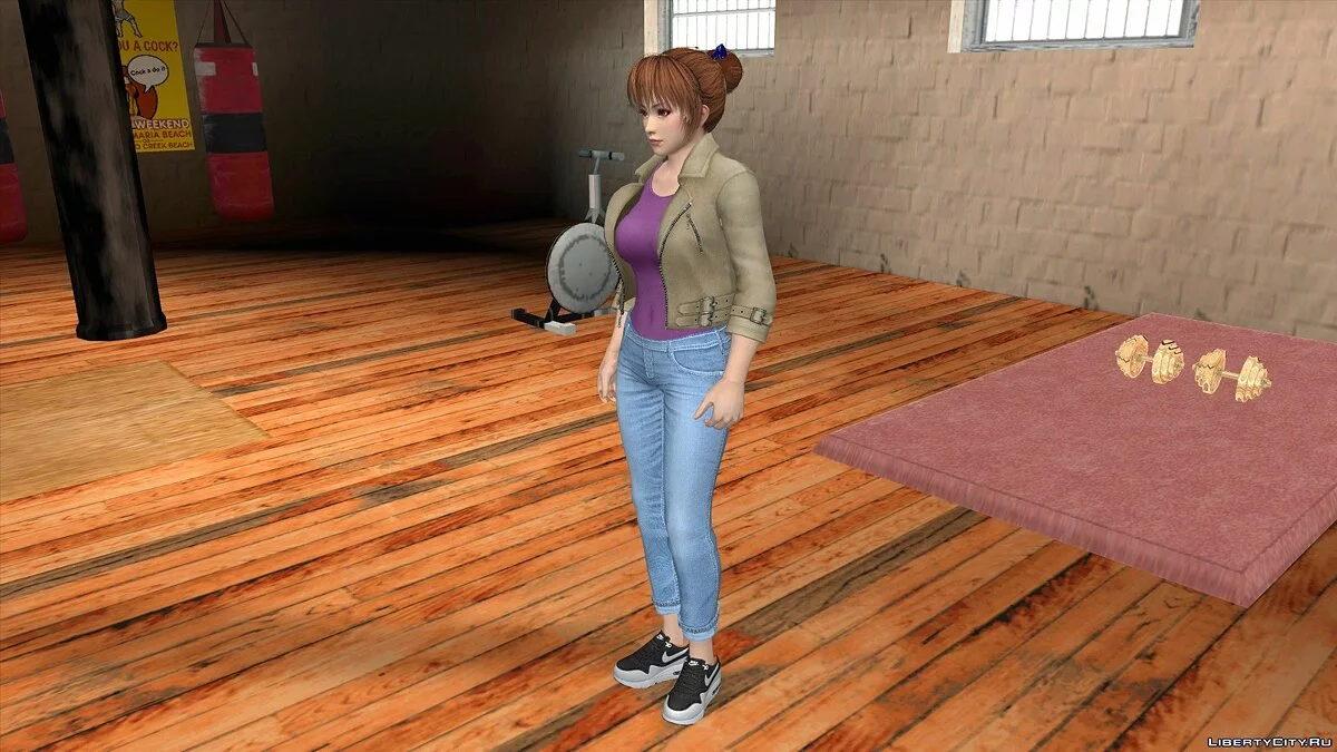 Касуми в повседневной одежде v4 / GTA San Andreas (iOS, Android)