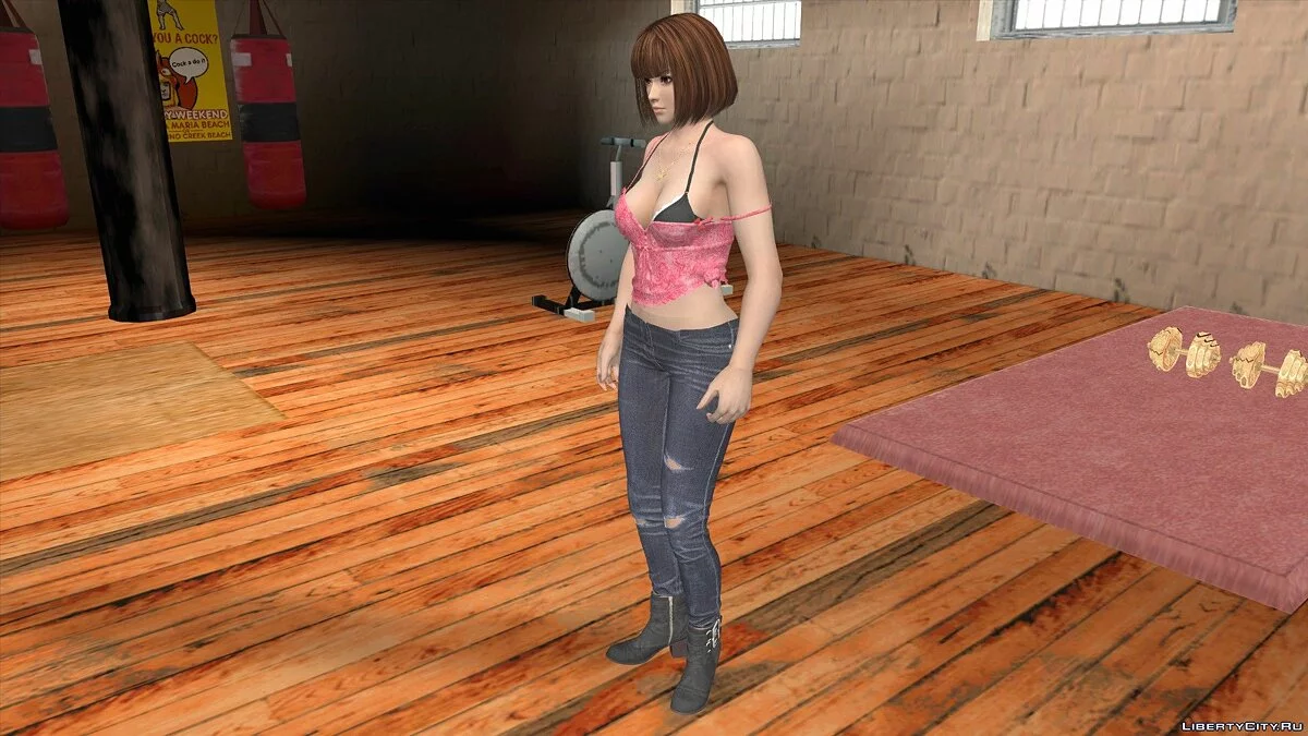 Касуми в повседневной одежде v8 / GTA San Andreas (iOS, Android)