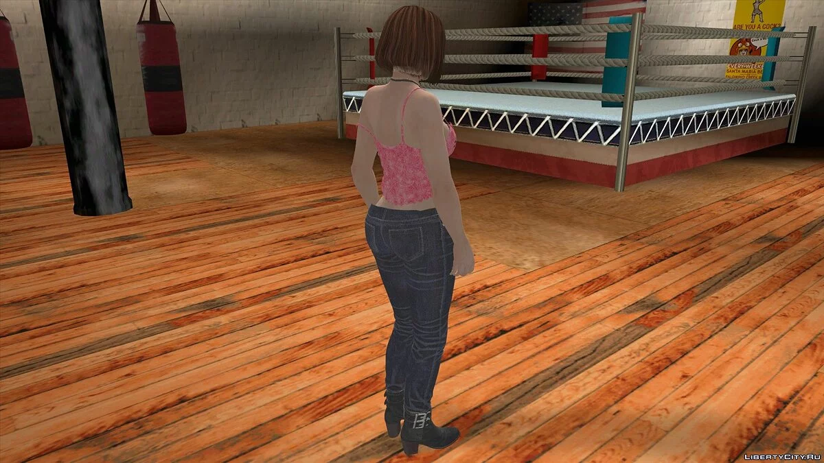 Касуми в повседневной одежде v8 / GTA San Andreas (iOS, Android)