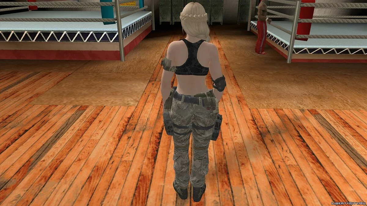 Хелена Дуглас в камуфляжной одежде / GTA San Andreas (iOS, Android)
