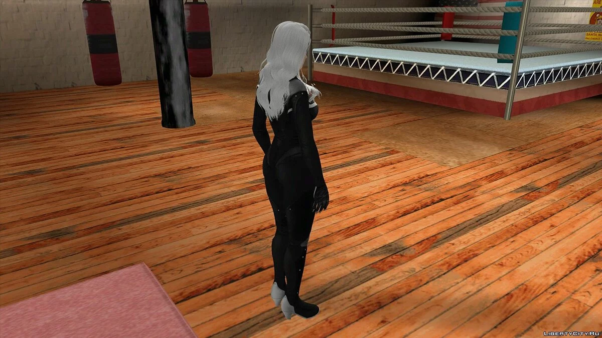 Кристи в костюме чёрной кошки / GTA San Andreas (iOS, Android)