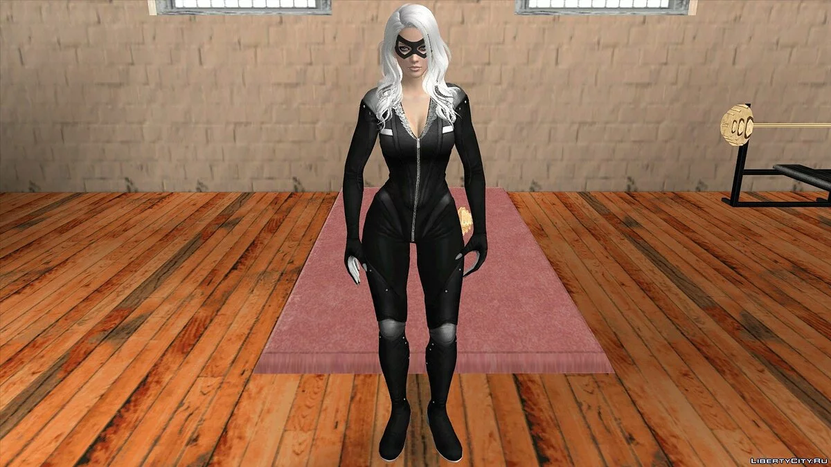 Кристи в костюме чёрной кошки / GTA San Andreas (iOS, Android)
