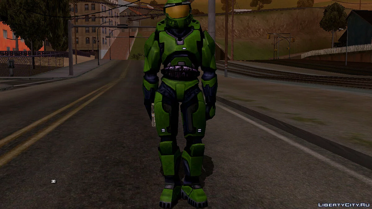 Мастер Чиф из Halo / GTA San Andreas (iOS, Android)