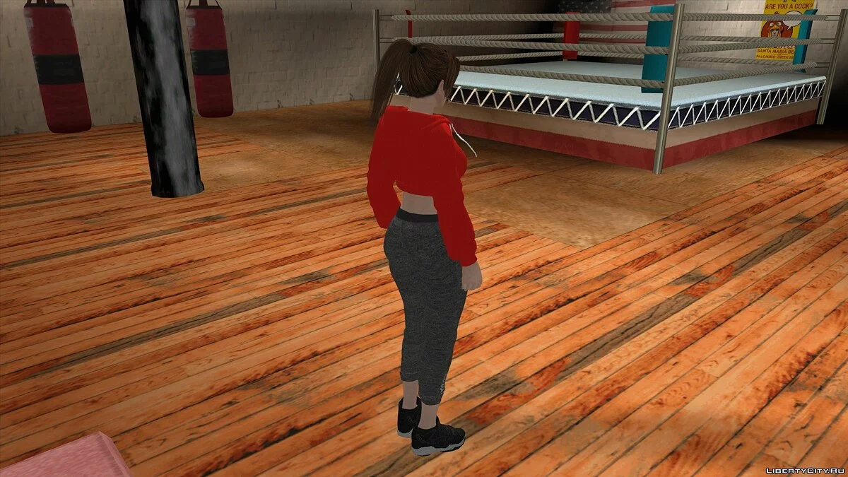 Мэй Ширануи в повседневной одежде v8 / GTA San Andreas (iOS, Android)
