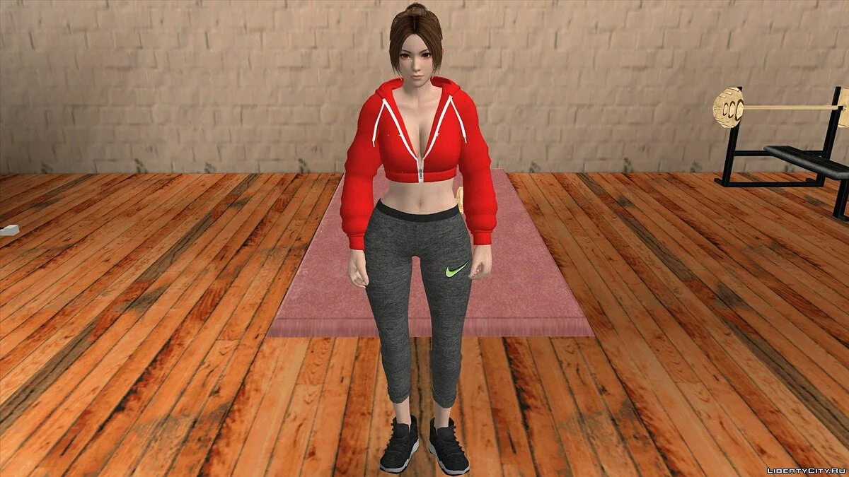 Мэй Ширануи в повседневной одежде v8 / GTA San Andreas (iOS, Android)