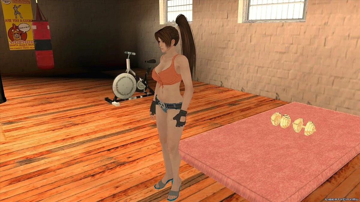 Мэй Ширануи в повседневной одежде / GTA San Andreas (iOS, Android)