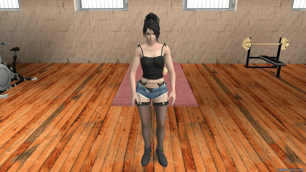 Момиджи в джинсовых шортах / GTA San Andreas (iOS, Android)