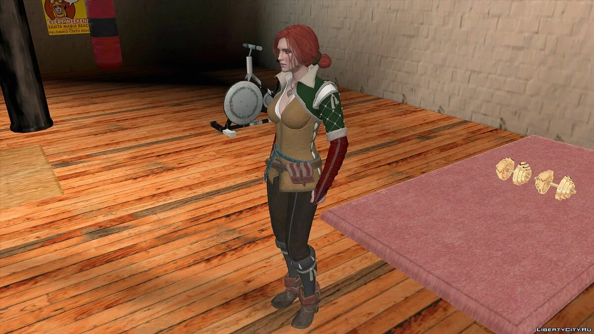 Трисс из The Witcher 3 / GTA San Andreas (iOS, Android)