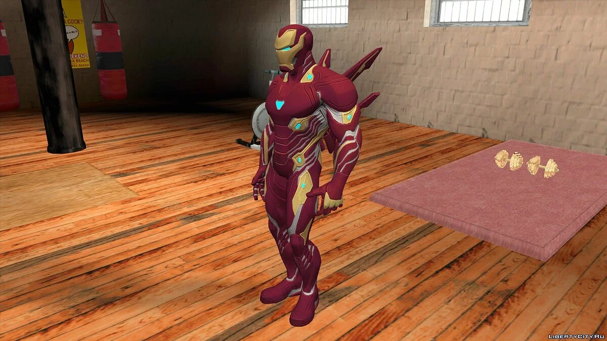 Железный Человек (Mark 50) из Avengers: Infinity War / GTA San Andreas (iOS, Android)