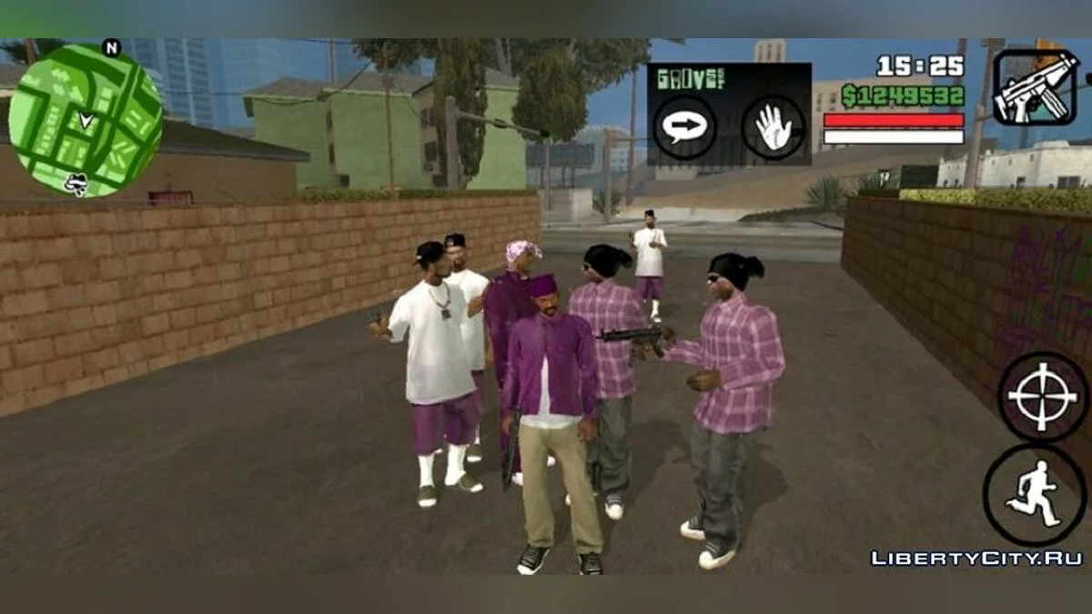 Баллас мод (новые скины персонажей) / GTA San Andreas (iOS, Android)