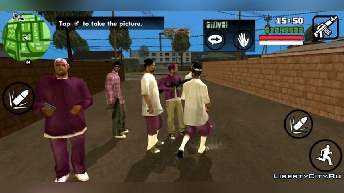 Баллас мод (новые скины персонажей) / GTA San Andreas (iOS, Android)