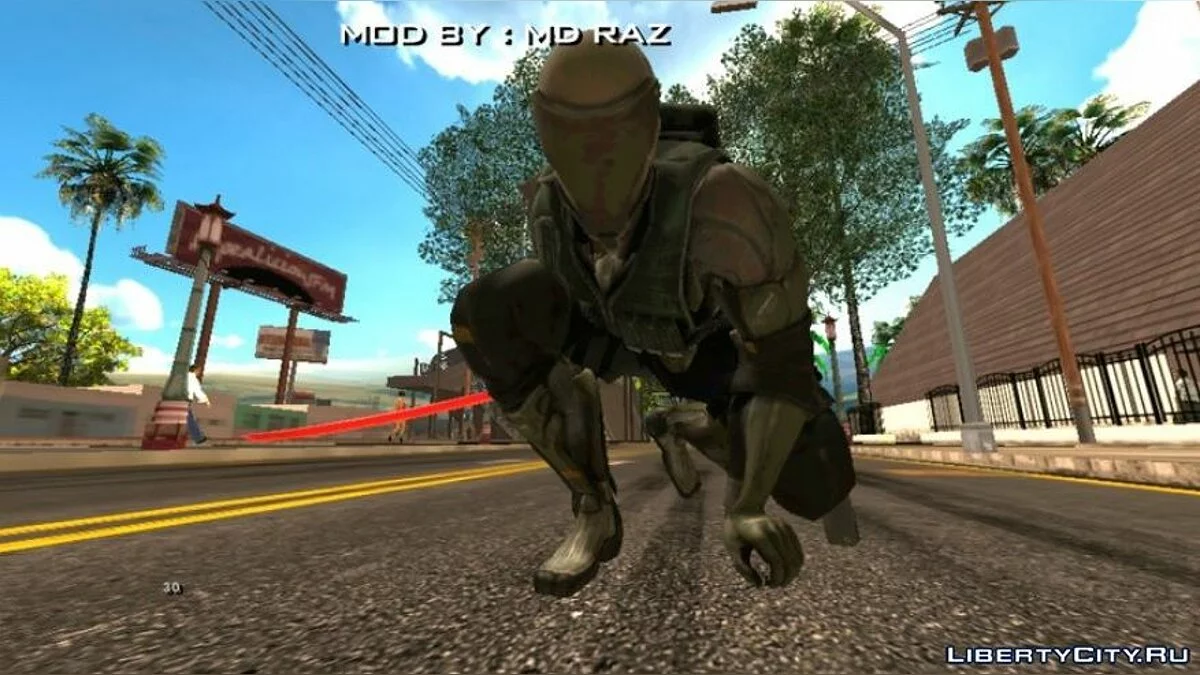 Enemy Skin MGR  / GTA San Andreas (iOS, Android)