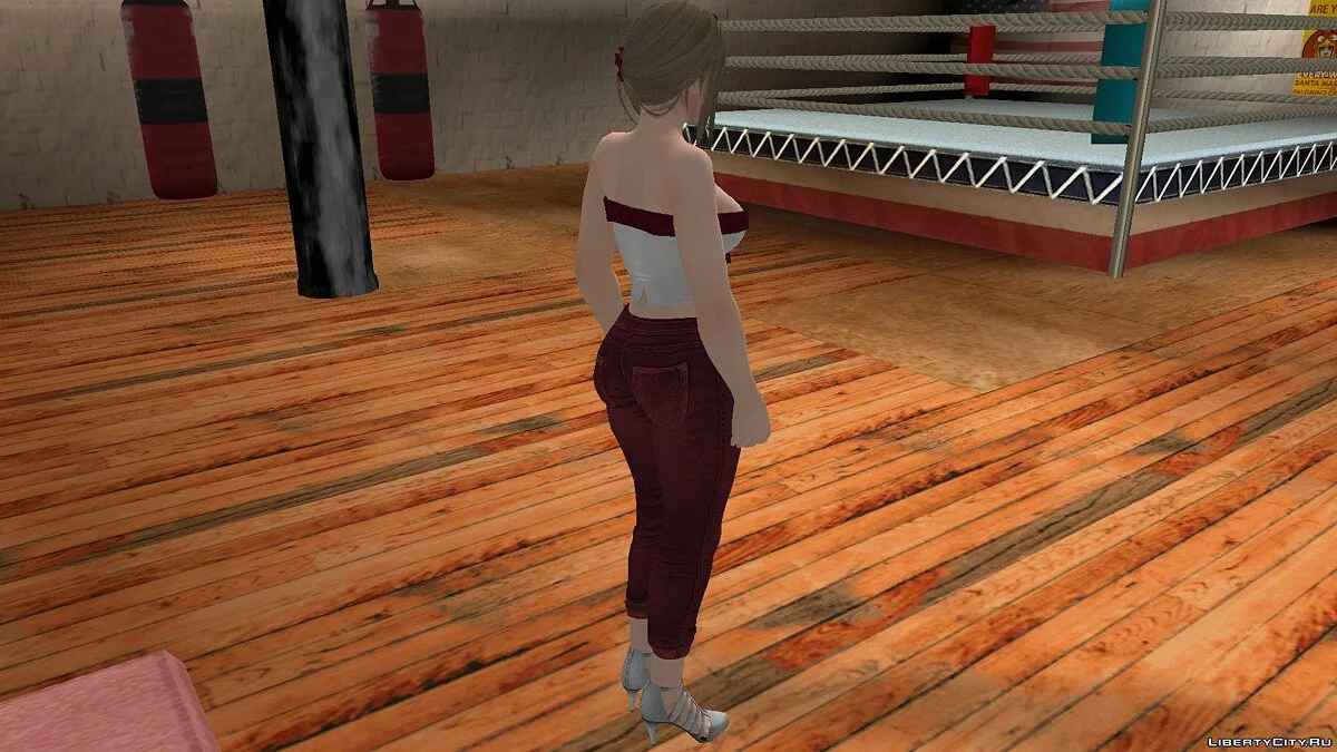 Мисаки в повседневной одежде v12 / GTA San Andreas (iOS, Android)