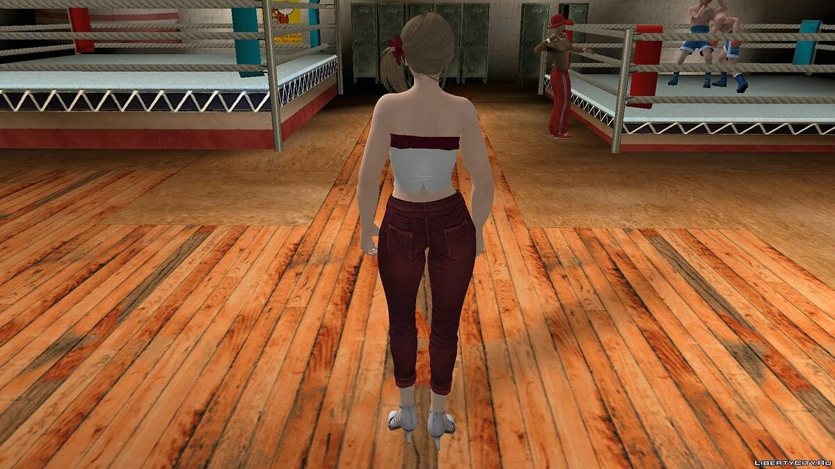 Мисаки в повседневной одежде v12 / GTA San Andreas (iOS, Android)