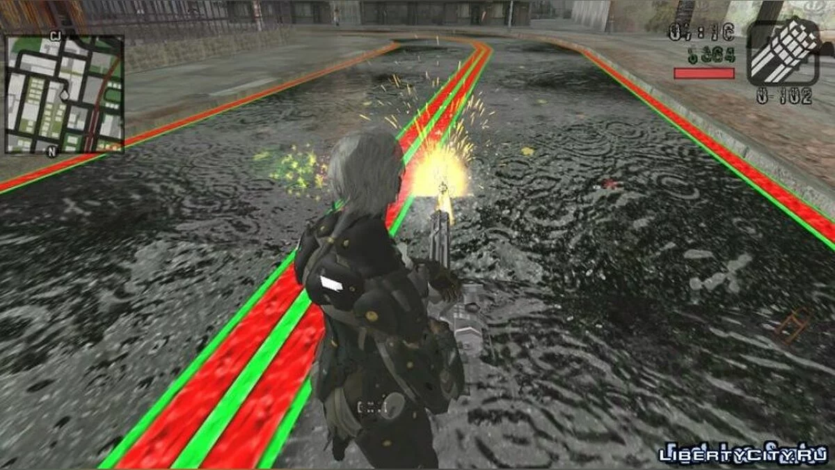 Райден из Metal Gear Rising / GTA San Andreas (iOS, Android)