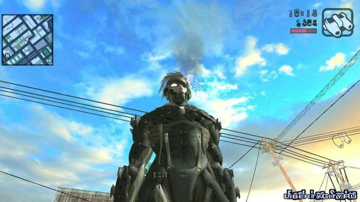 Райден из Metal Gear Rising / GTA San Andreas (iOS, Android)