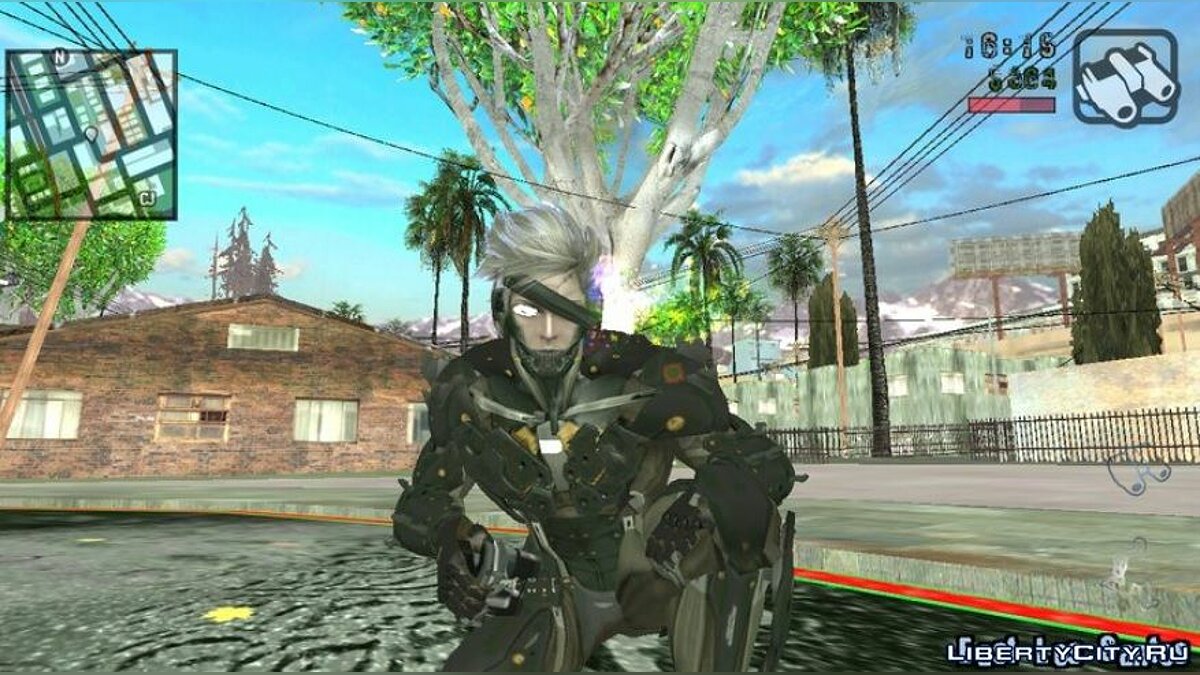 Скачать Райден из Metal Gear Rising для GTA San Andreas (iOS, Android)