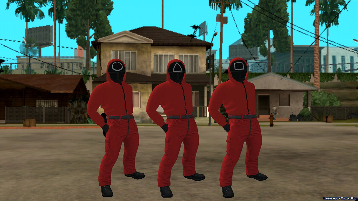 Замена ballas1.dff в GTA San Andreas (iOS, Android) (25 файлов)