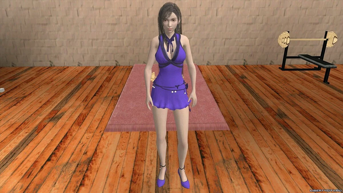 Тифа Локхарт в платье из Final Fantasy / GTA San Andreas (iOS, Android)