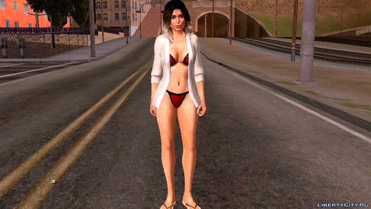 Лара Крофт в купальнике v2 / GTA San Andreas (iOS, Android)