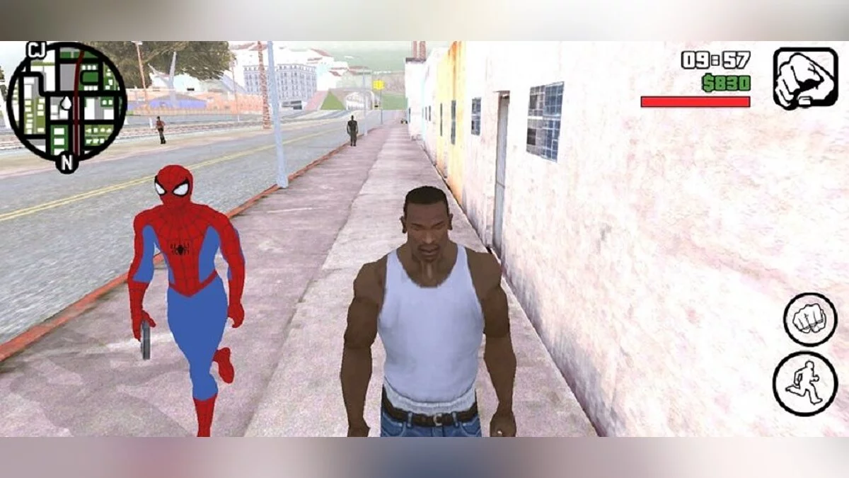 Человек-паук / GTA San Andreas (iOS, Android)