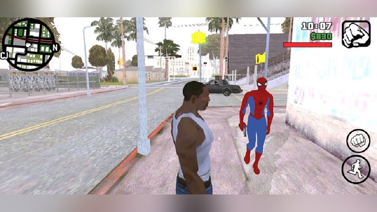 Скачать Человек-паук для GTA San Andreas (iOS, Android)