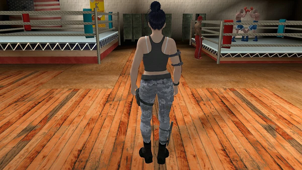 Ниотенгу в костюме морпеха / GTA San Andreas (iOS, Android)