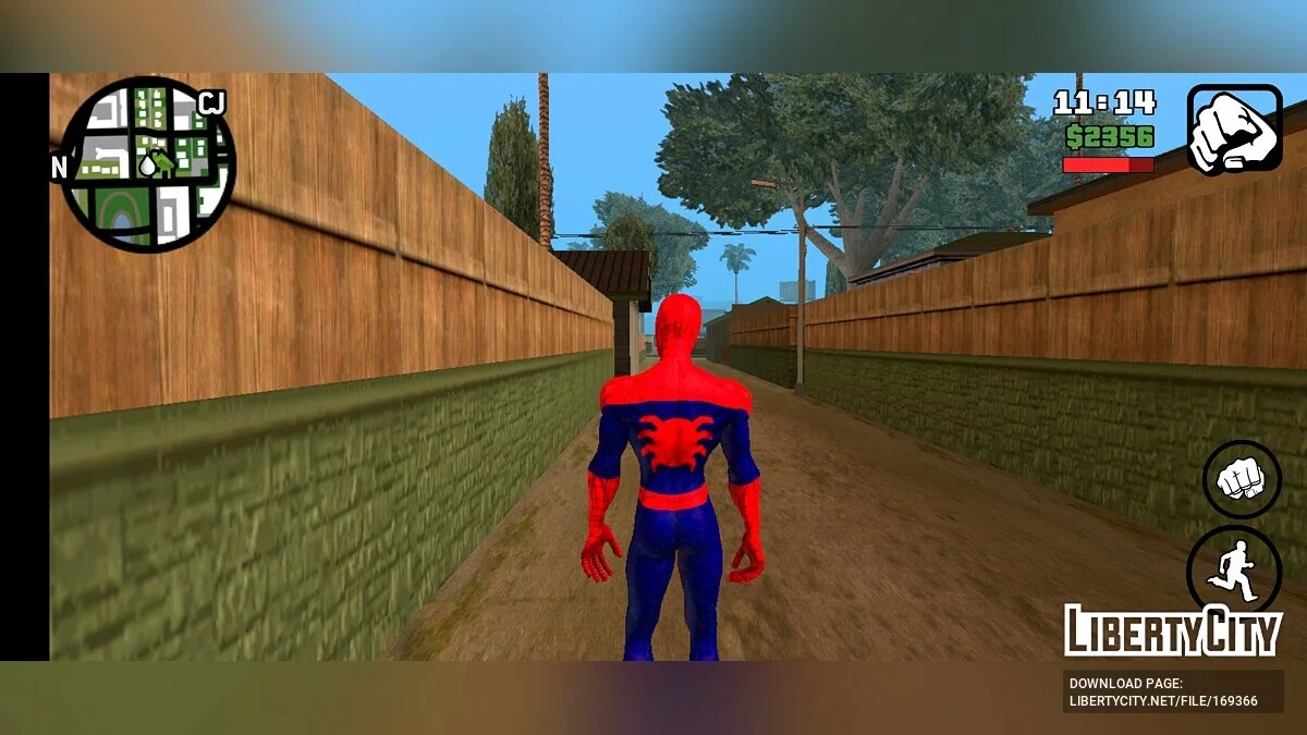 Модель Человека Паука / GTA San Andreas (iOS, Android)